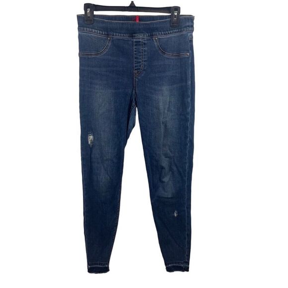 Spanx Women's Pull on Stretchy Comfy High Rise Skinny Jeans Size M - Picture 2 of 8